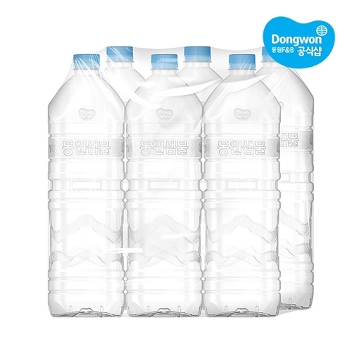 동원에프앤비 동원샘물 무라벨 생수 2L x 6개