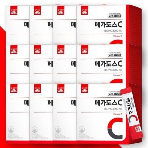 기타브랜드 고려은단 메가도스C 3000 고함량 영국산 비타민C 100포 x 12개_P392952296