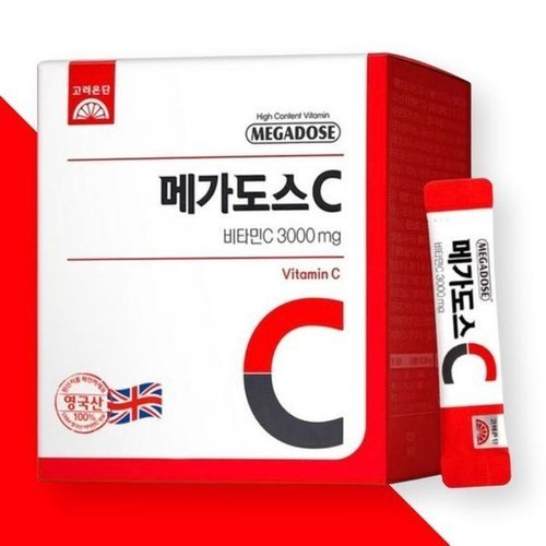 기타브랜드 고려은단 메가도스C 3000 고함량 영국산 비타민C 100포 x 1개_P392950347