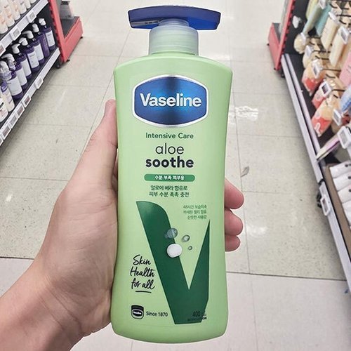 셀러허브 식품 바세린 인텐시브 알로에 수드 로션 400ml 203135 (41724908)