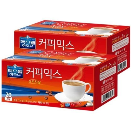 셀러허브 식품 맥스웰하우스 오리지날 커피믹스 40T(20개입x2개) (11478738)