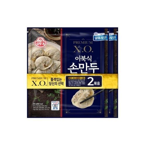 셀러허브 1 [XBF9I720_48]냉동 오뚜기 XO이북식손만두 420gX2 XO만두