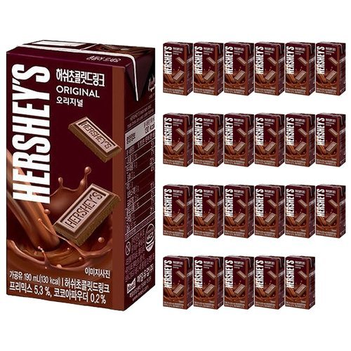 매일유업 허쉬 초콜릿드링크 오리지널 190ml x 24팩