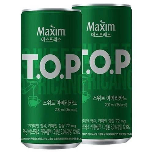 동서식품 맥심 티오피 스위트아메리카노 200ml x 36캔_P348920806