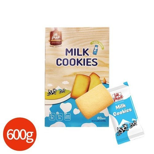 셀러허브 식품 위메이드 밀크 쿠키 600g (23657427)