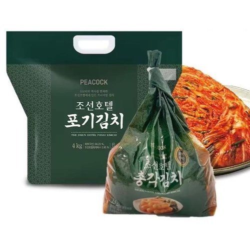 패션플러스 [CJ] [피코크] 조선호텔 포기김치 4kg 총각김치1.5kg (46771872)