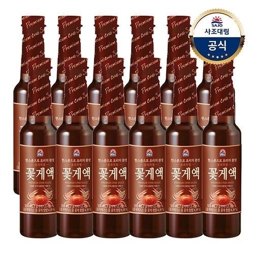 사조대림 프리미엄꽃게액 550ml x12개