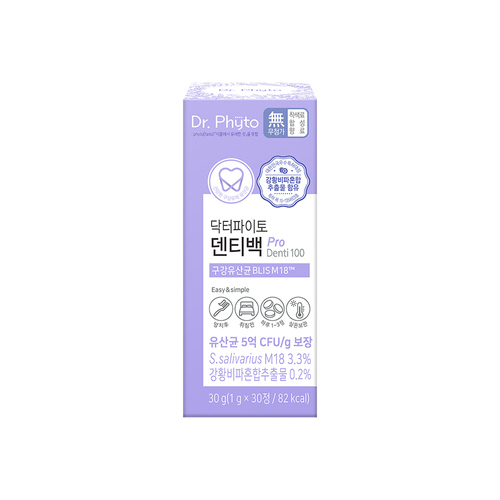 닥터파이토 [J]닥터파이토 특허 받은 구강유산균 M18 덴티백 PRO 1박스