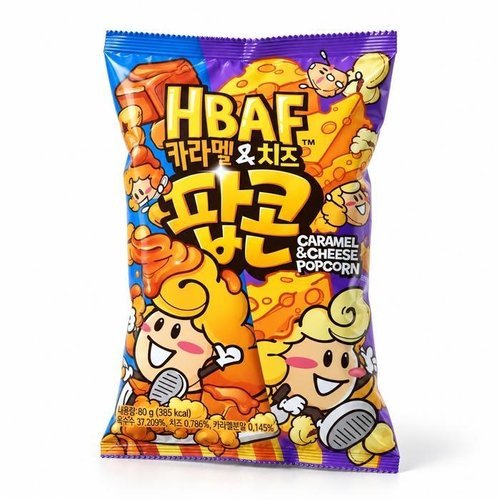 셀러허브 식품 바프 카라멜 앤 치즈 팝콘 80g 4개 (52860926)