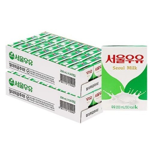 패션플러스 [일억별] 서울우유 멸균우유 200ml 48개 (38561147)