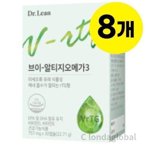 기타브랜드 닥터린 브이 식물성 알티지 RTG 초임계 오메가3 30pX8_P367845404