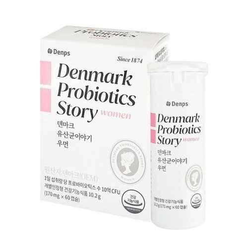 기타브랜드 덴프스 덴마크 유산균이야기 우먼 170mg x 60캡슐 x 1박스 TWL_P403455413