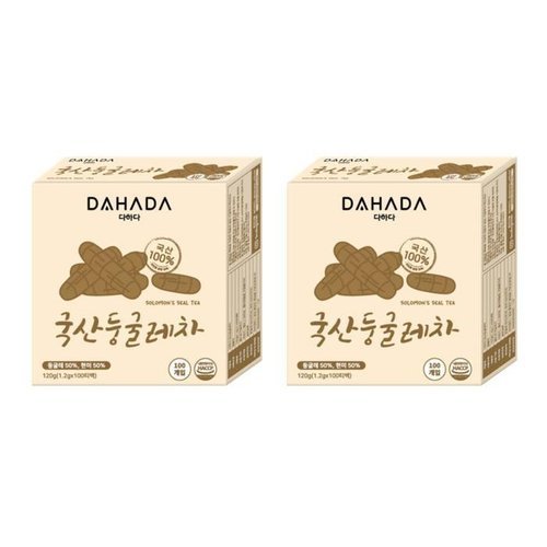 셀러허브 식품 다하다 국산 둥굴레차 탕비실 음료 티백 추천 100T X2 (38167702)