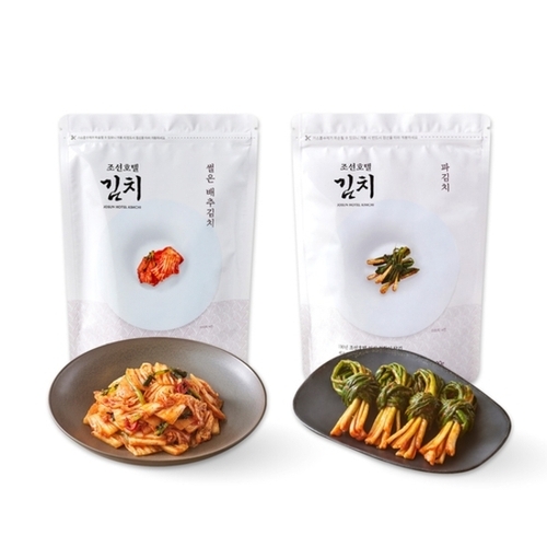신세계푸드 온라인 조선호텔 썰은배추김치 1kg+파김치 500g_P414734062