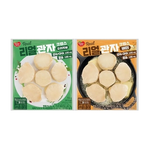 동원에프앤비 동원 리얼 관자 크랩스 오리지널 2개 + 버터 2개 외 선택