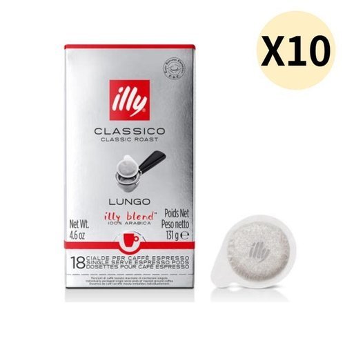셀러허브 식품 일리 파드 POD 커피 클라시코 룽고 대용량 18개입 X10 (37505651)