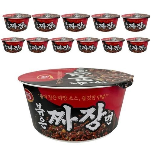 셀러허브 식품 하림 볶은 짜장면 컵 107g 12개 (52498896)