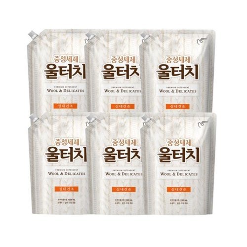셀러허브 생활리빙 피죤 중성세제 세탁 울터치 일반드럼겸용 리필 1.3LX6 (36836578)