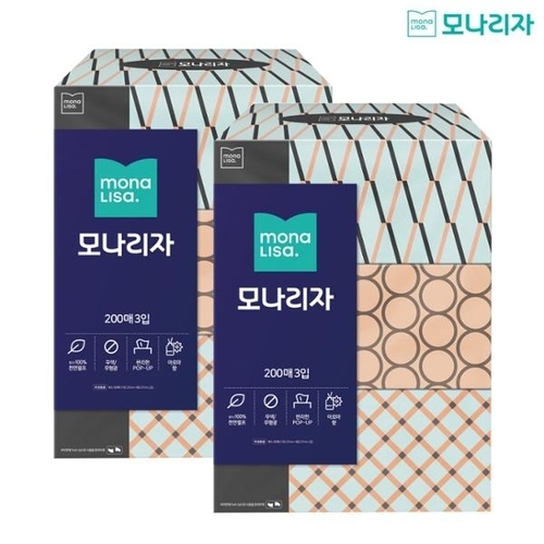 모나리자 미용티슈 200매 x 3입 x 2팩_P330981678
