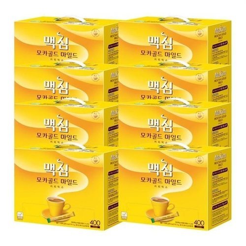 셀러허브 식품 동서식품 맥심 모카골드 마일드 커피믹스 400개입 8개_P429237530
