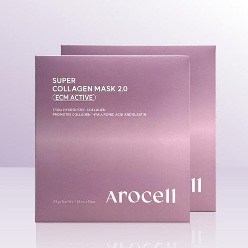 셀러허브 1 아로셀 슈퍼 콜라겐 마스크 2.0 ECM ACTIVE 12매 x 2박스 / iuy (49811979)