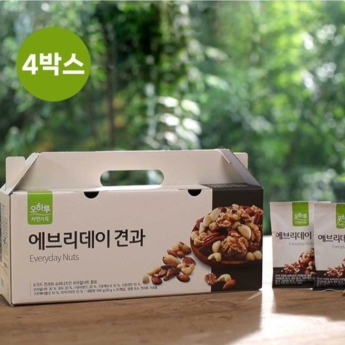 오하루 자연가득 [오하루] 에브리데이 견과 25포 X 4박스
