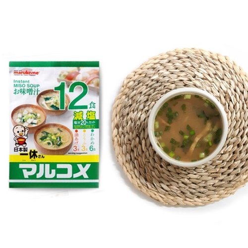 오티마트 즉석국 마루코메 미소국 잇큐상 저염 12P