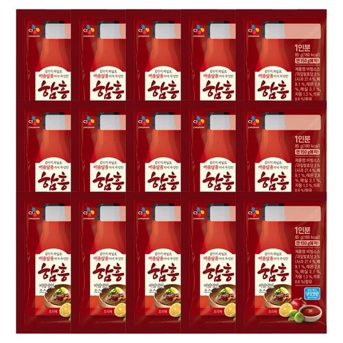 씨제이제일제당(주) CJ제일제당 함흥 비빔냉면 소스 85g x15개