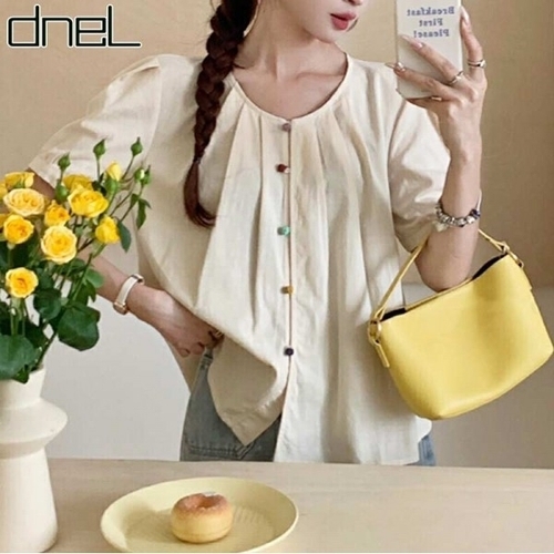 드넬 캔디버튼블라우스DWB41327A_P362541384