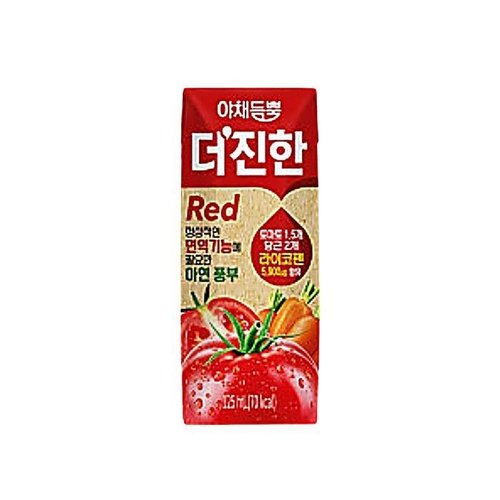 [셀러허브 1](NEW) 야채듬뿍더진한 레드 125ml 24팩 x2BOX
