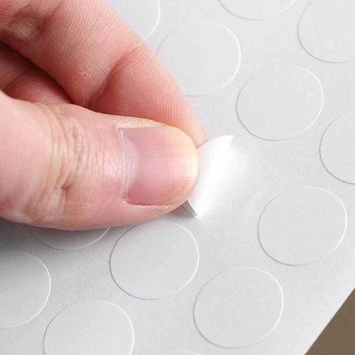 셀러허브 패션 화이트 설문조사스티커 스티커 칭찬스티커 10mm