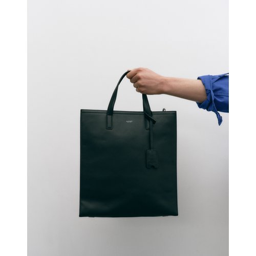 질스튜어트 액세서리 남성 [LUKE][노트북수납] 루크 블랙 소가죽 세로형 토트백  (JUBA5F631BK)