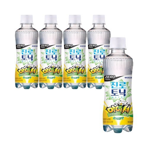 [너만아는과자점]하이트진로 토닉워터 아이셔 청사과맛 300ml x 5개 / 무칼로리 하이볼