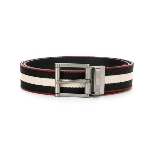 발리 22FW 발리   남성 가죽 벨트 600057 24347F070 BLACK BONE RED BPG