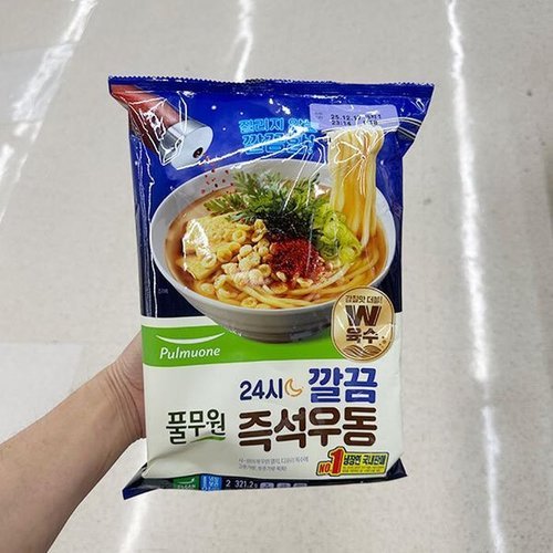 셀러허브 식품 풀무원 24시 깔끔 즉석 우동 328g 아이스박스포장 202975