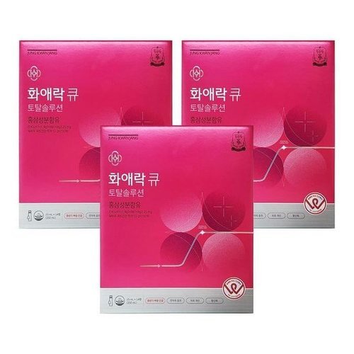기타브랜드 정관장 화애락 큐 토탈솔루션 25ml x 14개입 3개 Ss_P439894890