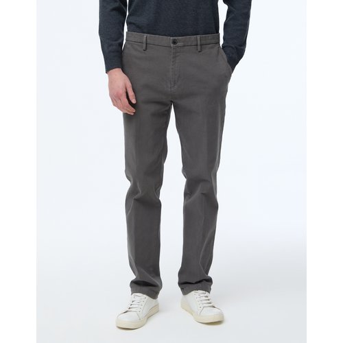 헤지스남성 헤지스 남성 [반값세일][스테디셀러]차콜그레이 단색 면혼방 기모 팬츠  (WHPA3D501CG)