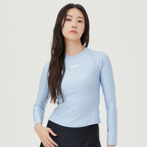 패션플러스 [아레나] [모다 펜타점] 뉴웨이브 레귤러핏 세미크롭 래쉬가드CA