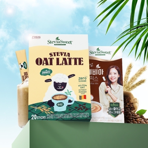 (주)모카씨앤티 [펄세스]펄세스 프리미엄 스테비아 커피믹스 30T+스테비아 오트라떼 20T