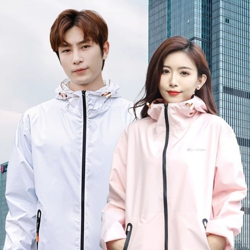 기타 남여 공용 고급 골프비옷 상하세트 배달 캠핑 우의 바지 휴대용 레인슈트-WFISPFS