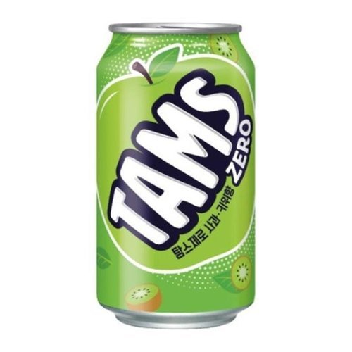 [셀러허브 식품][롯데칠성음료] 탐스제로 사과키위향 355ml 24입.