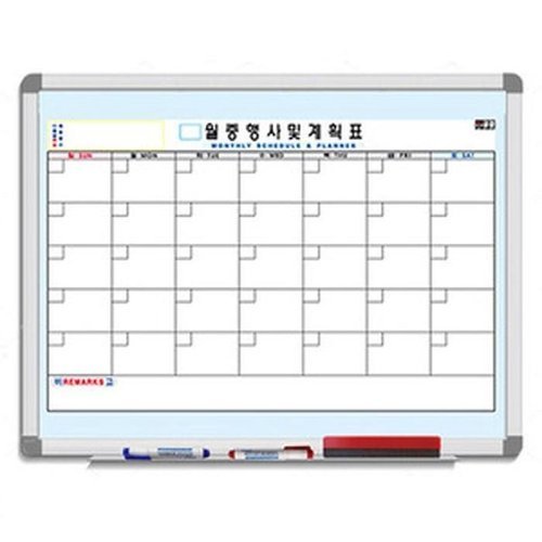 셀러허브 패션 [QN7SU8B9_58]달력 월중행사계획표 오선지칠판 A형 60 x90