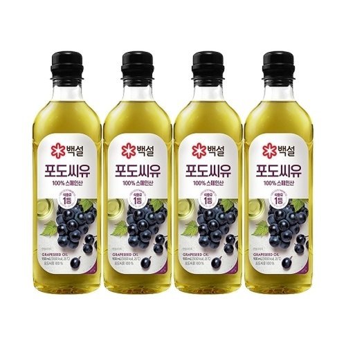 CJ제일제당 백설 포도씨유 900ml x4개_P379539473