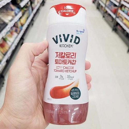 셀러허브 식품 비비드 키친 저칼로리 토마토 케찹 320g d201257