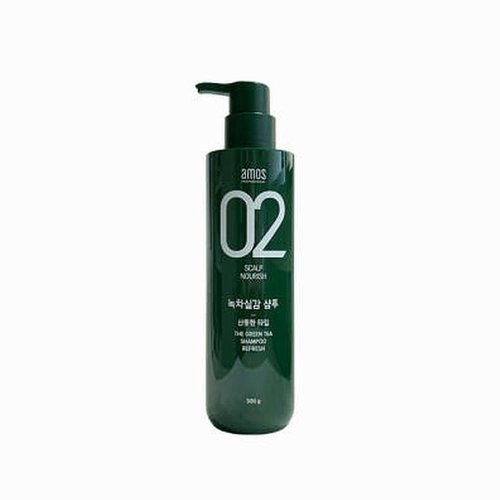 셀러허브 1 아모스 녹차실감 샴푸 산뜻한타입 500g 지성 (프레시) (AD) (33552995)