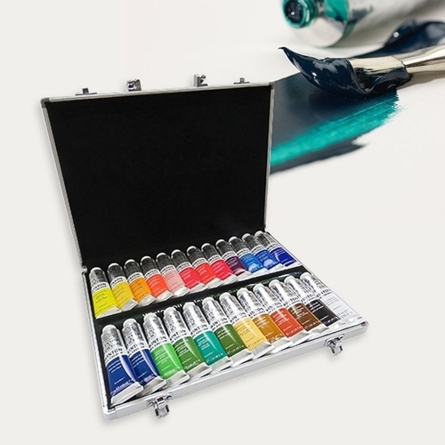 오너클랜 윈저앤뉴튼 윈톤 유화 물감 세트 37ml 24색 (WE77921)