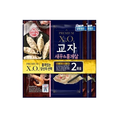 셀러허브 1 [XBF9039O]냉동 오뚜기 XO교자만두새우와홍게살324gX2입