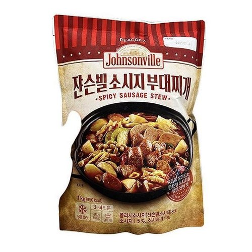 셀러허브 식품 피코크 잔슨빌 소시지 부대찌개 1000g x 1개 49419