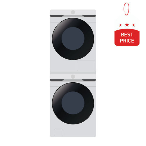 삼성전자 그랑데 AI 세탁기+건조기 WF21DG6650BW+DV21DG8600BW-후