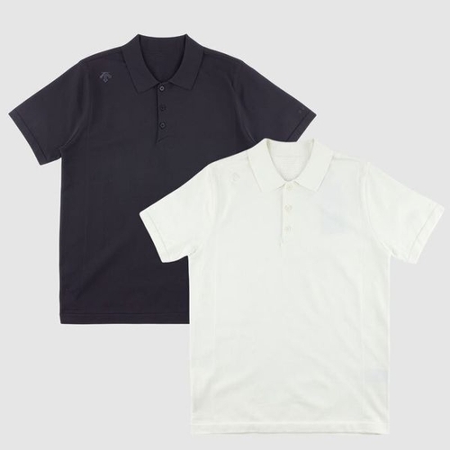 데상트 남성 슬림핏 듀얼리스 폴로 니트 반팔 티셔츠 SQ121DPS31_P420016053